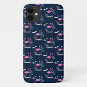 Tropisch Cute grappige flamingo waterverf patroon Case-Mate iPhone Case (Achterkant)