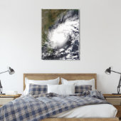 Tropisch Cyclone Baaz Canvas Afdruk (Insitu (Slaapkamer))