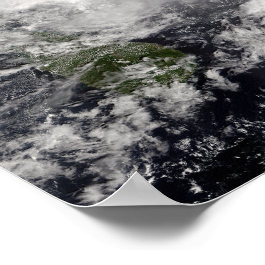 Tropisch Cyclone Baaz Poster (Hoek)