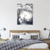 Tropisch Cyclone Gael Canvas Afdruk (Insitu (Slaapkamer))