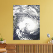 Tropisch Cyclone Gael Canvas Afdruk (Insitu (Woonkamer))