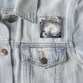 Tropisch Cyclone Gael Vierkante Button 5,1 Cm (In situ)