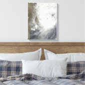 Tropisch cycloon Aila Canvas Afdruk (Insitu (Slaapkamer))