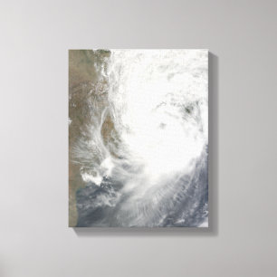 Tropisch cycloon Aila Canvas Afdruk