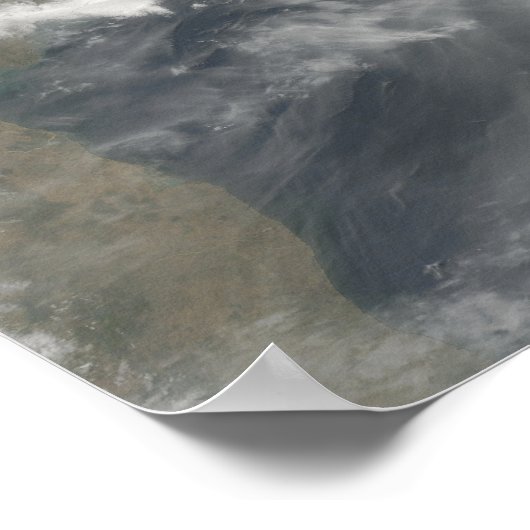 Tropisch cycloon Aila Poster (Hoek)