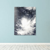 Tropisch cycloon Gelane Canvas Afdruk (Insitu (Houten vloer))