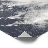 Tropisch cycloon Gelane Poster (Hoek)