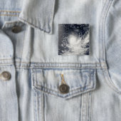 Tropisch cycloon Gelane Vierkante Button 5,1 Cm (In situ)