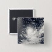 Tropisch cycloon Gelane Vierkante Button 5,1 Cm (Voorkant /achterkant)