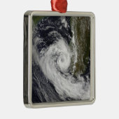 Tropisch cycloon Izilda Metalen Ornament (Rechts)