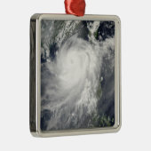 Tropisch cycloon Linfa Metalen Ornament (Rechts)