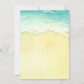 Tropisch De laatste plons Meidenavond Kaart (Achterkant)