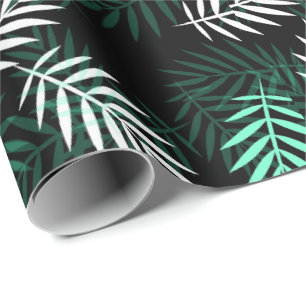 Tropisch design met handpalmen cadeaupapier