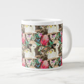 Tropisch dierpatroon grote koffiekop (Voorkant rechts)