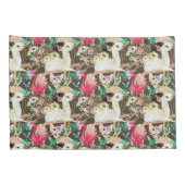 Tropisch dierpatroon kussensloop (Achterkant-Rechts)