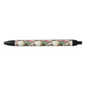 Tropisch dierpatroon zwarte inkt pen (Voorkant)