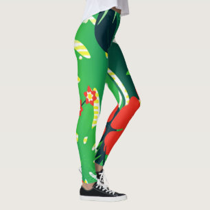 Tropisch-digitaal-papier-  Zazzle_Growshop. Leggings