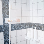 Tropisch donkergrijs blauw Oerwoud blad Tegeltje<br><div class="desc">Nog een stijlvolle keramische tegel van JessicaAmber - vraag naar aangepaste bestellingen! Deze aanpasbare vierkante tegels zijn voorzien van monstera oerwoud bladeren in donkergrijs blauw, op een denim blauwe achtergrond. U kunt de achtergrondkleur wijzigen en het afbeelding vervangen door een eigen foto. Een geweldig cadeau voor uw vrouw, om te...</div>