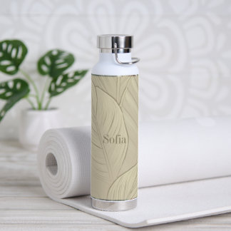 Tropisch drinkglas, gepersonaliseerd waterfles