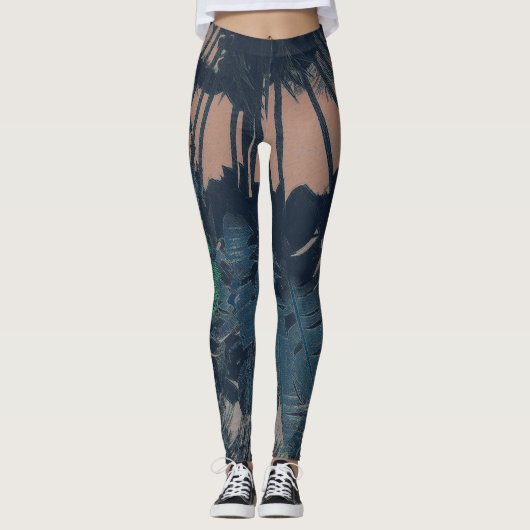 Tropisch drogen leggings (Voorkant)