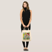 Tropisch dromen van Abstracte olieverf Tote Bag (Voorkant (model))