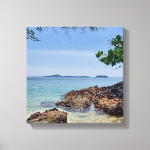 Tropisch droomlandschap  canvas afdruk