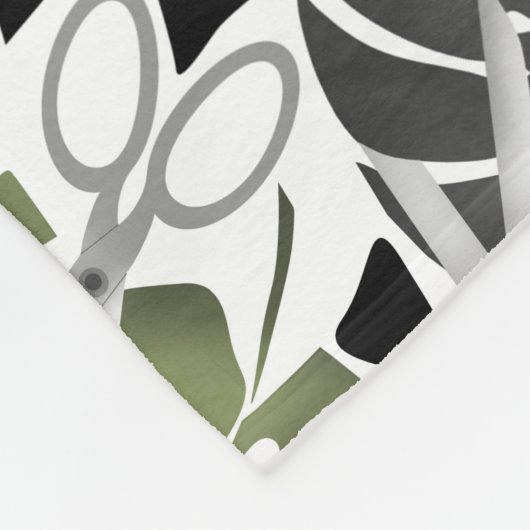 Tropisch drukmonster verlaat schaar oerwoud exo fleece deken (Hoek)