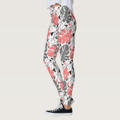 Tropisch drukmonster verlaat schaar oerwoud exo leggings (Links)