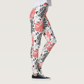 Tropisch drukmonster verlaat schaar oerwoud exo leggings (Rechts)