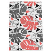 Tropisch drukmonster verlaat schaar oerwoud exo medium cadeauzakje (Achterkant)