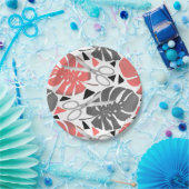 Tropisch drukmonster verlaat schaar oerwoud exo papieren bordje (Feest)