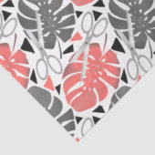 Tropisch drukmonster verlaat schaar oerwoud exo tissuepapier (Detail)