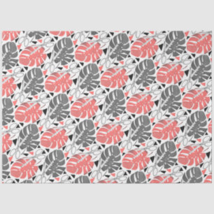 Tropisch drukmonster verlaat schaar oerwoud exo tissuepapier