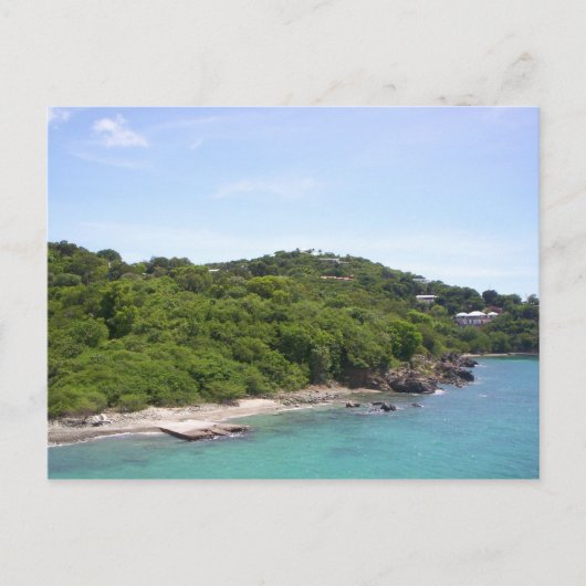 Tropisch Eiland Briefkaart (Voorkant)