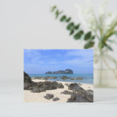 Tropisch eiland briefkaart (Staand voorkant)