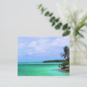 Tropisch eiland briefkaart (Staand voorkant)