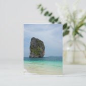 tropisch eiland briefkaart (Staand voorkant)