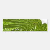 Tropisch eiland bumpersticker (Voorkant)