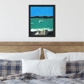 Tropisch Eiland Canvasprint Canvas Afdruk (Insitu (Slaapkamer))