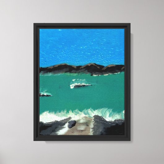 Tropisch Eiland Canvasprint Canvas Afdruk (Voorkant)