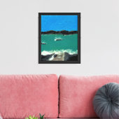 Tropisch Eiland Canvasprint Canvas Afdruk (Insitu (Woonkamer))