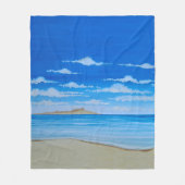 Tropisch eiland fleece deken (Voorkant)