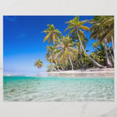 Tropisch eiland flyer (Voorkant)