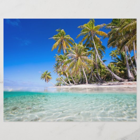 Tropisch eiland flyer (Voorkant)