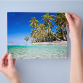 Tropisch eiland flyer (Hand)