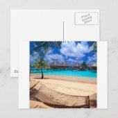 Tropisch eiland Frans-Polynesië Briefkaart (Voorkant / Achterkant)