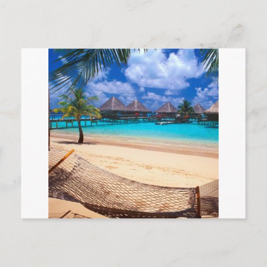 Tropisch eiland Frans-Polynesië Briefkaart (Voorkant)