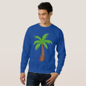 Tropisch eiland Groen palm Trui (Voorkant volledig)