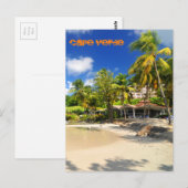 Tropisch eiland in Kaapverdië Briefkaart (Voorkant / Achterkant)