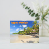 Tropisch eiland in Kaapverdië Briefkaart (Staand voorkant)